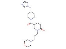 5-{[4-(1H-imidazol-1-ylmethyl)-1-piperidinyl]carbonyl}-1-[3-(4-morpholinyl)propyl]-2-piperidinone