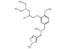 1-(diethylamino)-3-[2-methoxy-5-({methyl[(1-methyl-1H-pyrazol-4-yl)methyl]amino}methyl)phenoxy]-2-propanol