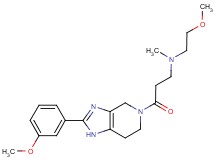 (2-methoxyethyl){3-[2-(3-methoxyphenyl)-1,4,6,7-tetrahydro-5H-imidazo[4,5-c]pyridin-5-yl]-3-oxopropyl}methylamine