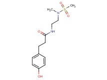 3-(4-hydroxyphenyl)-N-{2-[methyl(methylsulfonyl)amino]ethyl}propanamide