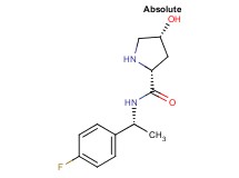 (4R)-N-[(1R)-1-(4-fluorophenyl)ethyl]-4-hydroxy-D-prolinamide