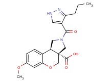 (3aR*,9bR*)-7-methoxy-2-[(3-propyl-1H-pyrazol-4-yl)carbonyl]-1,2,3,9b-tetrahydrochromeno[3,4-c]pyrrole-3a(4H)-carboxylic acid