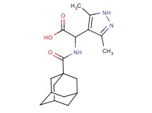 [(1-adamantylcarbonyl)amino](3,5-dimethyl-1H-pyrazol-4-yl)acetic acid