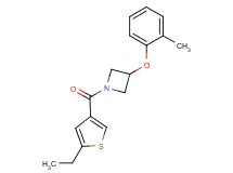 1-[(5-ethyl-3-thienyl)carbonyl]-3-(2-methylphenoxy)azetidine