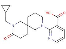 2-[8-(cyclopropylmethyl)-9-oxo-2,8-diazaspiro[5.5]undec-2-yl]nicotinic acid
