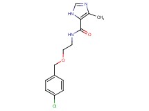 N-{2-[(4-chlorobenzyl)oxy]ethyl}-4-methyl-1H-imidazole-5-carboxamide