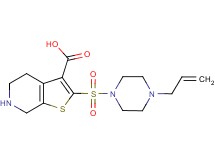 2-[(4-allylpiperazin-1-yl)sulfonyl]-4,5,6,7-tetrahydrothieno[2,3-c]pyridine-3-carboxylic acid