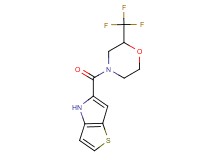 5-{[2-(trifluoromethyl)morpholin-4-yl]carbonyl}-4H-thieno[3,2-b]pyrrole