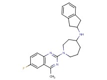 N-(2,3-dihydro-1H-inden-2-yl)-1-(6-fluoro-4-methyl-2-quinazolinyl)-4-azepanamine