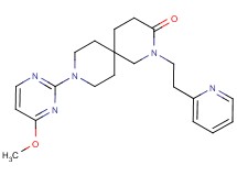 9-(4-methoxypyrimidin-2-yl)-2-(2-pyridin-2-ylethyl)-2,9-diazaspiro[5.5]undecan-3-one