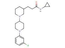 3-[1'-(3-chlorophenyl)-1,4'-bipiperidin-3-yl]-N-cyclopropylpropanamide