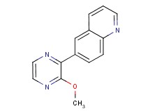 6-(3-methoxy-2-pyrazinyl)quinoline trifluoroacetate