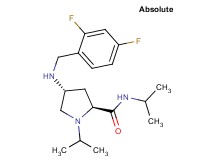(4R)-4-[(2,4-difluorobenzyl)amino]-N,1-diisopropyl-L-prolinamide