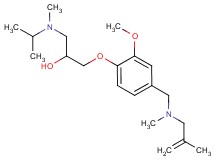 1-[isopropyl(methyl)amino]-3-(2-methoxy-4-{[methyl(2-methyl-2-propen-1-yl)amino]methyl}phenoxy)-2-propanol