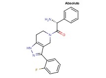 (1R)-2-[3-(2-fluorophenyl)-1,4,6,7-tetrahydro-5H-pyrazolo[4,3-c]pyridin-5-yl]-2-oxo-1-phenylethanamine