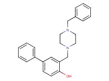 3-[(4-benzyl-1-piperazinyl)methyl]-4-biphenylol