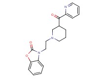 3-{2-[3-(pyridin-2-ylcarbonyl)piperidin-1-yl]ethyl}-1,3-benzoxazol-2(3H)-one