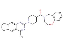 2-[4-(2,3-dihydro-1,4-benzoxazepin-4(5H)-ylcarbonyl)-1-piperidinyl]-4-methyl-7,8-dihydro-6H-cyclopenta[g]quinazoline