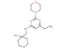 1-{[(6-ethyl-2-morpholin-4-ylpyrimidin-4-yl)amino]methyl}cyclohexanol