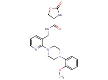 N-({2-[4-(2-methoxyphenyl)piperazin-1-yl]pyridin-3-yl}methyl)-2-oxo-1,3-oxazolidine-4-carboxamide
