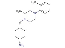 (cis-4-{[2-methyl-4-(2-methylphenyl)piperazin-1-yl]methyl}cyclohexyl)amine