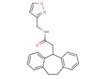 2-(10,11-dihydro-5H-dibenzo[a,d][7]annulen-5-yl)-N-(3-isoxazolylmethyl)acetamide