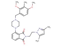 4-[4-(2,4-dimethoxy-3-methylbenzyl)-1-piperazinyl]-2-[2-(3,5-dimethyl-1H-pyrazol-1-yl)ethyl]-1H-isoindole-1,3(2H)-dione