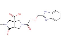 (3aR*,6aS*)-5-[(1H-benzimidazol-2-ylmethoxy)acetyl]-1-oxohexahydropyrrolo[3,4-c]pyrrole-3a(1H)-carboxylic acid