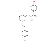 N-({1-[2-(4-chlorophenyl)ethyl]-3-piperidinyl}methyl)-6-hydroxy-N-methylnicotinamide