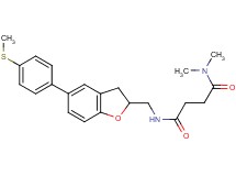 N,N-dimethyl-N'-({5-[4-(methylthio)phenyl]-2,3-dihydro-1-benzofuran-2-yl}methyl)succinamide