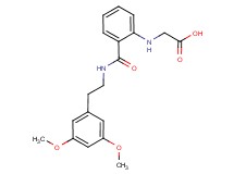 {[2-({[2-(3,5-dimethoxyphenyl)ethyl]amino}carbonyl)phenyl]amino}acetic acid