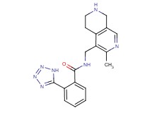 N-[(3-methyl-5,6,7,8-tetrahydro-2,7-naphthyridin-4-yl)methyl]-2-(1H-tetrazol-5-yl)benzamide