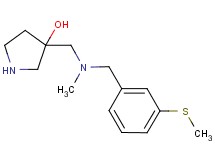3-({methyl[3-(methylthio)benzyl]amino}methyl)-3-pyrrolidinol dihydrochloride