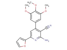 2-amino-6-(2-furyl)-4-(3,4,5-trimethoxyphenyl)nicotinonitrile