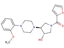 (3S*,4S*)-1-(2-furoyl)-4-[4-(2-methoxyphenyl)-1-piperazinyl]-3-pyrrolidinol