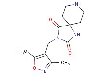 3-[(3,5-dimethyl-4-isoxazolyl)methyl]-1,3,8-triazaspiro[4.5]decane-2,4-dione