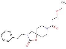 8-(3-ethoxypropanoyl)-3-(2-phenylethyl)-1-oxa-3,8-diazaspiro[4.5]decan-2-one