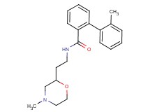 2'-methyl-N-[2-(4-methylmorpholin-2-yl)ethyl]biphenyl-2-carboxamide