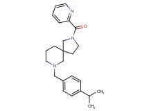 7-(4-isopropylbenzyl)-2-(2-pyridinylcarbonyl)-2,7-diazaspiro[4.5]decane