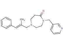1-[(2E)-2-methyl-3-phenyl-2-propen-1-yl]-4-(3-pyridinylmethyl)-1,4-diazepan-5-one