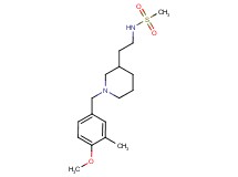 N-{2-[1-(4-methoxy-3-methylbenzyl)piperidin-3-yl]ethyl}methanesulfonamide