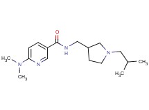6-(dimethylamino)-N-[(1-isobutyl-3-pyrrolidinyl)methyl]nicotinamide