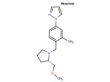 1-(4-{[(2S)-2-(methoxymethyl)pyrrolidin-1-yl]methyl}-3-methylphenyl)-1H-pyrazole