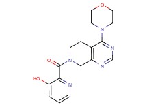 2-[(4-morpholin-4-yl-5,8-dihydropyrido[3,4-d]pyrimidin-7(6H)-yl)carbonyl]pyridin-3-ol