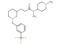 N-methyl-N-(1-methyl-4-piperidinyl)-3-{1-[3-(trifluoromethyl)benzyl]-3-piperidinyl}propanamide