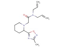 N,N-diallyl-2-[2-(3-methyl-1,2,4-oxadiazol-5-yl)piperidin-1-yl]acetamide