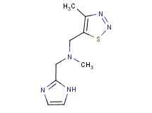 (1H-imidazol-2-ylmethyl)methyl[(4-methyl-1,2,3-thiadiazol-5-yl)methyl]amine
