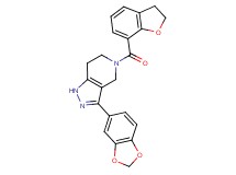 3-(1,3-benzodioxol-5-yl)-5-(2,3-dihydro-1-benzofuran-7-ylcarbonyl)-4,5,6,7-tetrahydro-1H-pyrazolo[4,3-c]pyridine