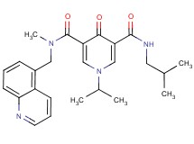 N'-isobutyl-1-isopropyl-N-methyl-4-oxo-N-(5-quinolinylmethyl)-1,4-dihydro-3,5-pyridinedicarboxamide