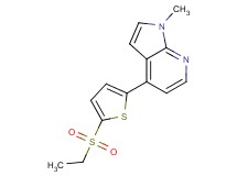 4-[5-(ethylsulfonyl)-2-thienyl]-1-methyl-1H-pyrrolo[2,3-b]pyridine